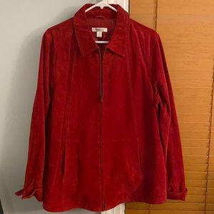 Red Genuine Leather Jacket